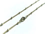 Satellite chain Dew drop necklace Silver layered necklace Finished chain Short long beaded chain 18 inch 30 inch Rose gold Antique Brass