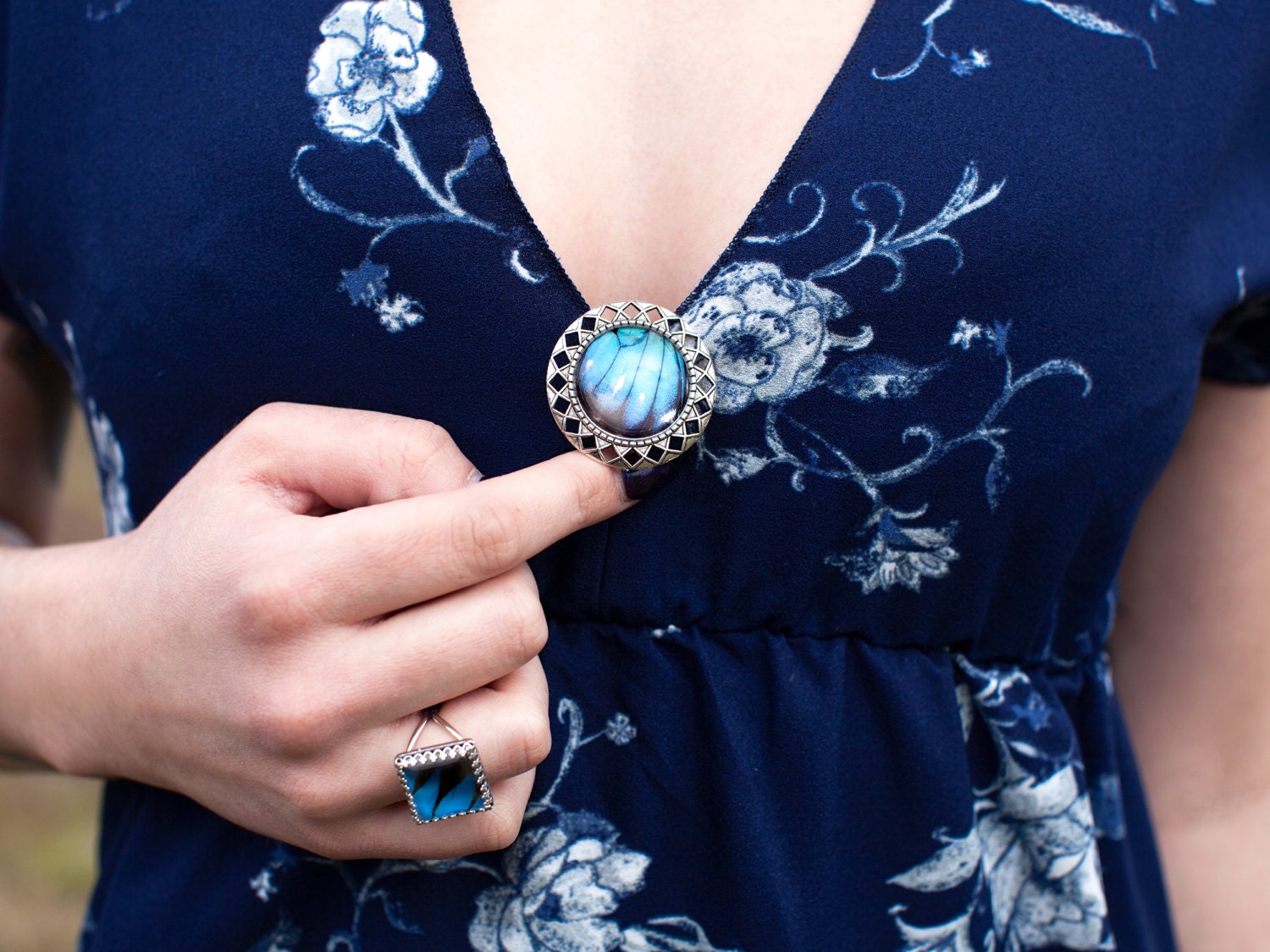 Real Butterfly brooch pin Butterfly wing jewelry Real butterfly jewelry Butterfly wing brooch Insect pin Real insect jewelry Butterfly pin