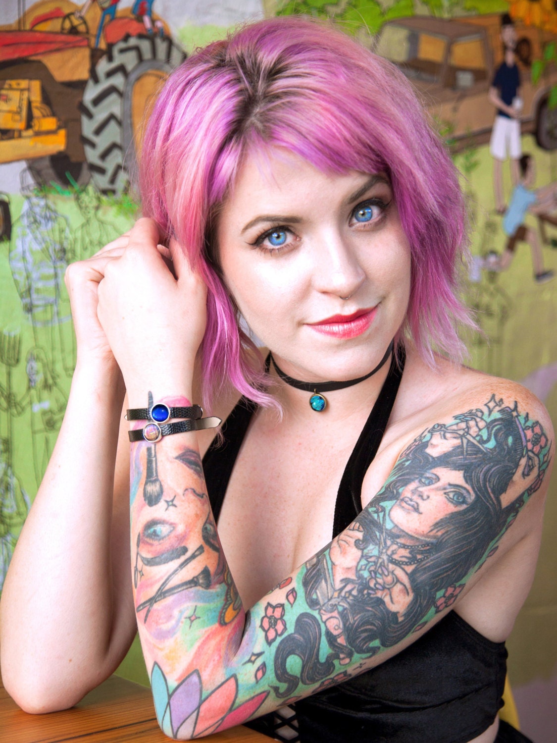 Real butterfly wing necklace Leather choker necklace Gothic choker collar Real butterfly jewelry Gift for 90s kid Chokers for women