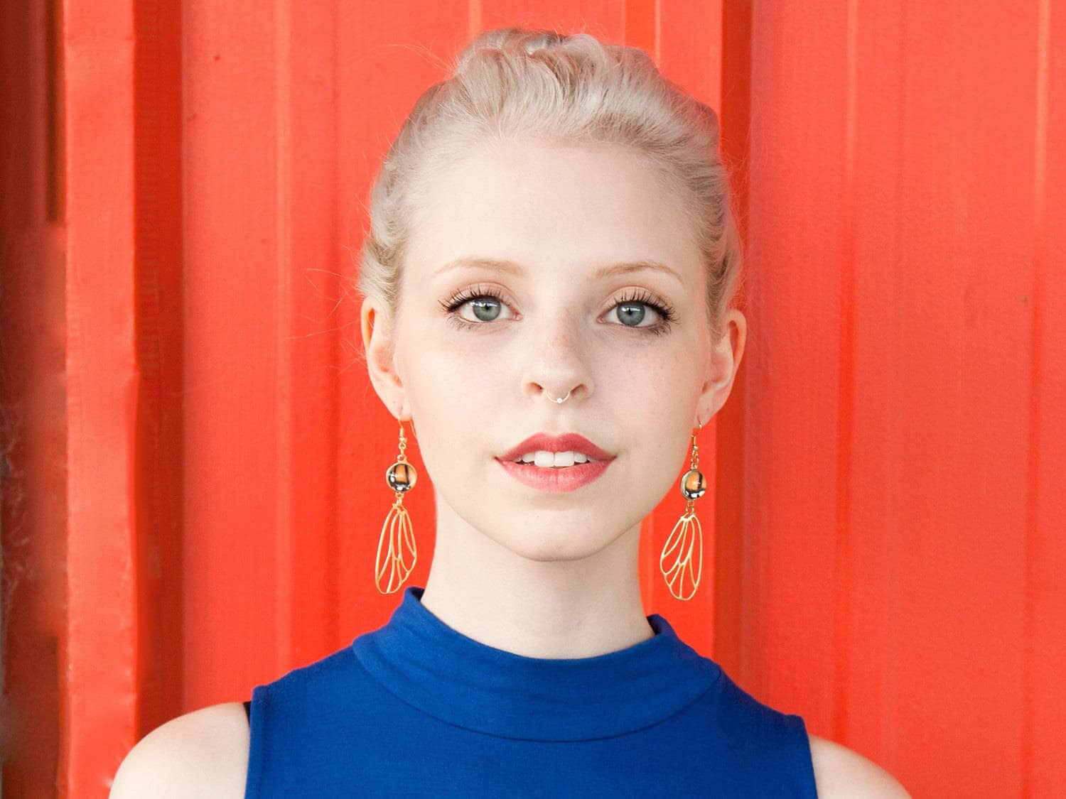 Real Butterfly wing earrings Monarch butterfly earrings 14k gold butterfly earrings Pressed butterflies earrings for ladies gift ideas