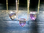 Ametrine necklace Real ametrine pendant Raw ametrine point Genuine ametrine jewelry Rose gold amethyst necklace Citrine point necklace