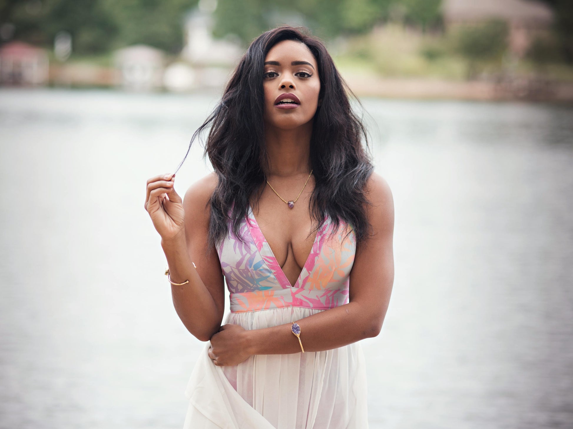 Ametrine necklace Real ametrine pendant Raw ametrine point Genuine ametrine jewelry Rose gold amethyst necklace Citrine point necklace