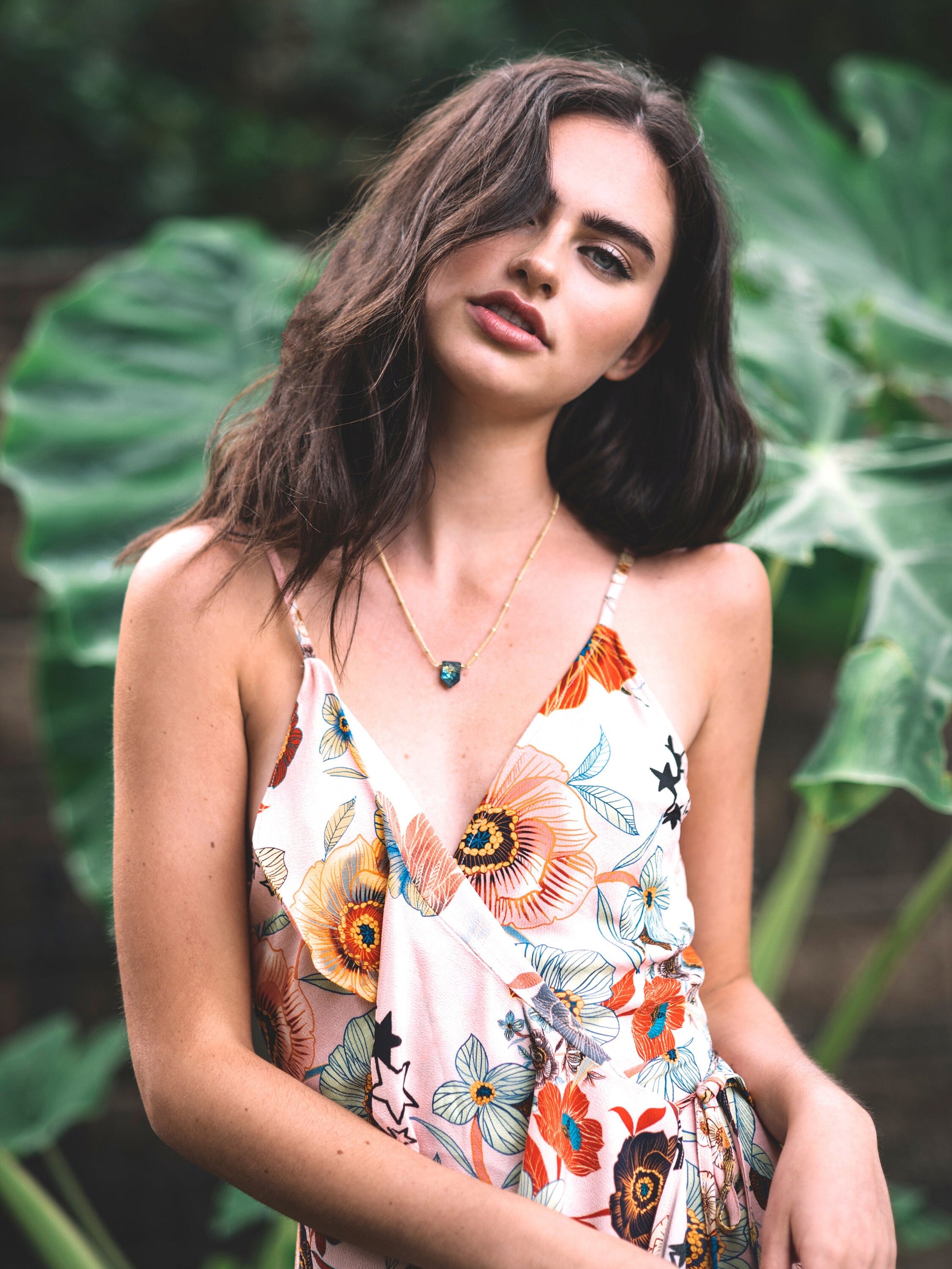 Raw labradorite necklace Natural stone pendant necklace Rock necklace for women Rainbow labradorite jewelry Raw stone jewelry