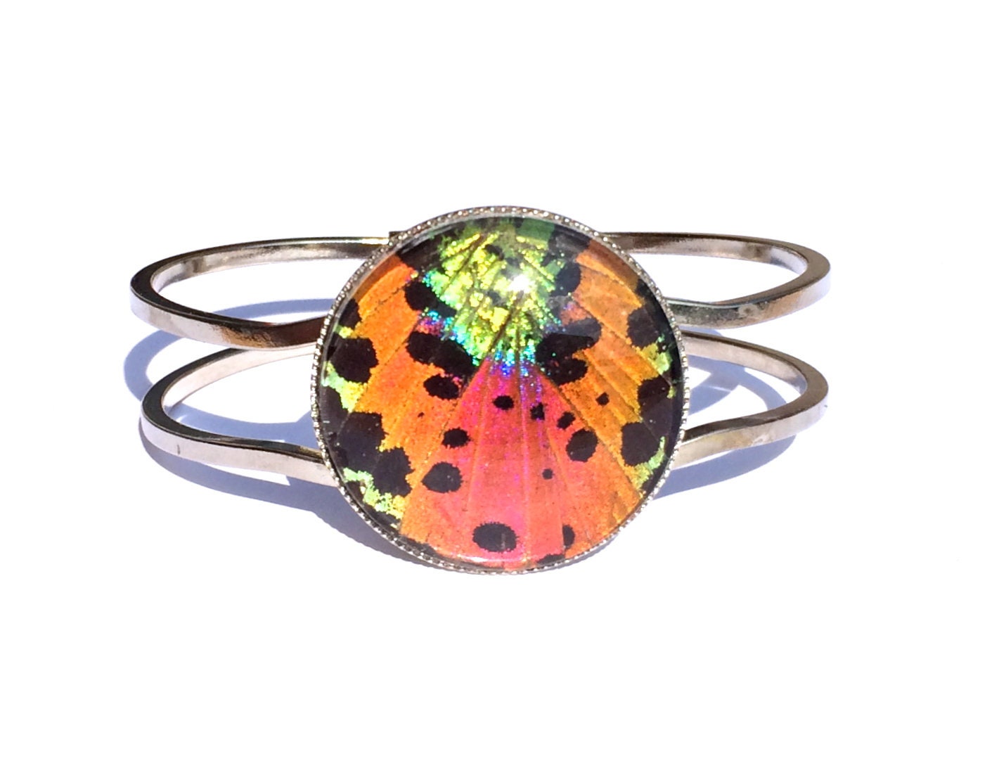 Real Butterfly Wing Jewelry Butterfly wing bracelet Statement bracelet Inspirational bracelet Friendship bracelet set boho braclets bangle