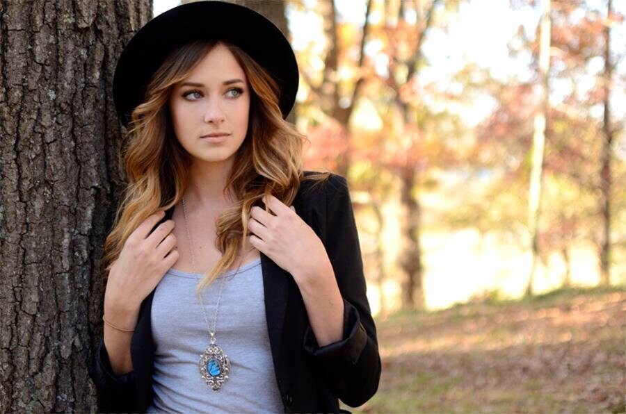 Real Butterfly Jewelry Royal blue necklace Victorian necklace Large silver pendant Victorian pendantCornflower blue Royal blue jewelry