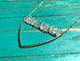 Herkimer diamond jewelry Raw diamond jewelry Raw herkimer diamond necklace Quartz Statement Necklace Herkimer necklace Raw quartz necklace