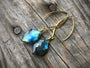 Raw labradorite earrings gold Labradorite jewelry Blue labradorite earrings Rainbow moonstone earrings Hexagon Ametrine Fluorite earrings