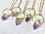 Raw amethyst pendant Trending now Amethyst cluster necklace Raw amethyst jewelry Amethyst pendulum Amethyst geode necklace Amethyst point