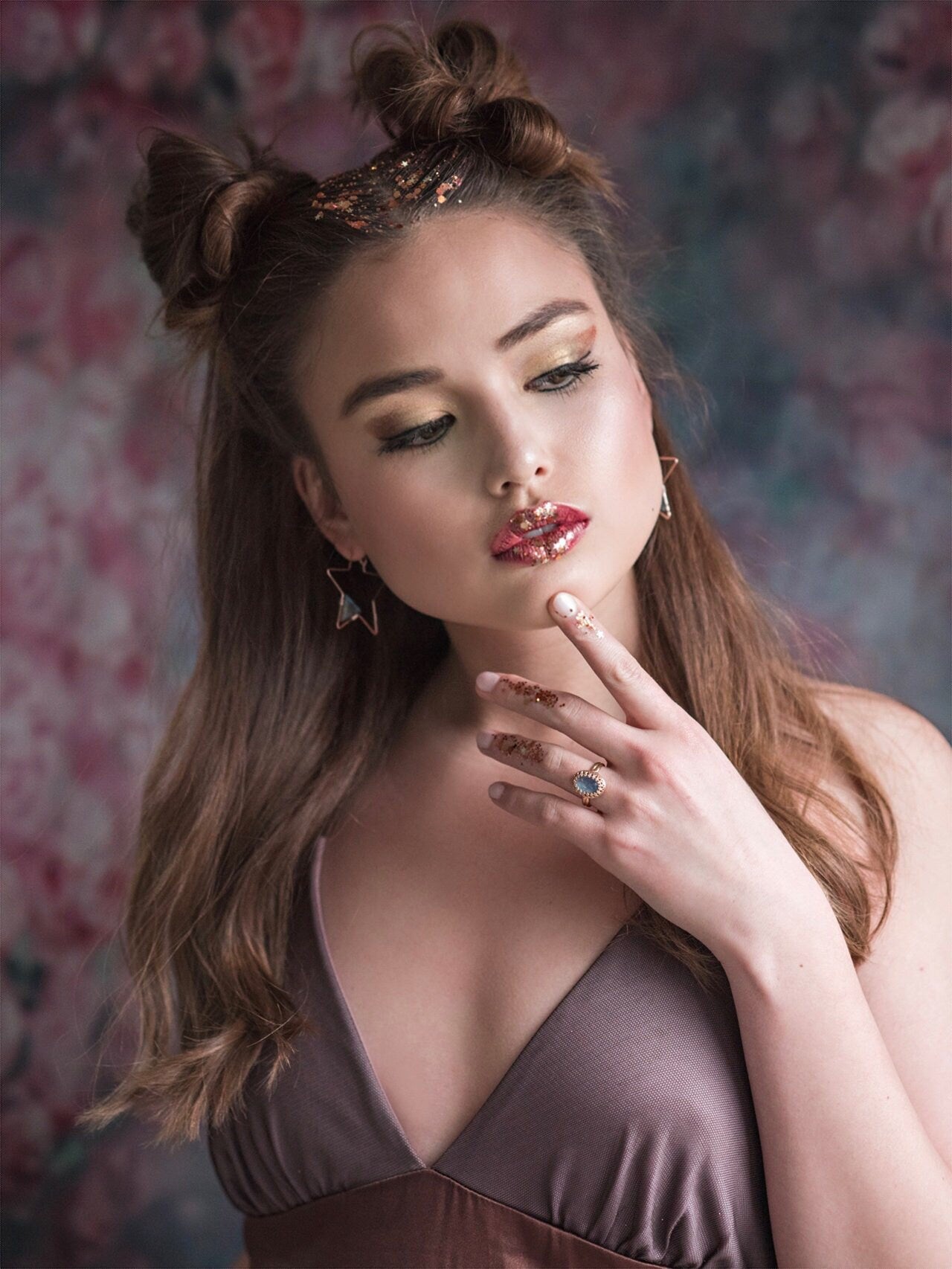 Rainbow moonstone earrings rose gold Crystal hoop earrings As seen on TV This is Us Raw moonstone hoop earrings Rainbow moonstone jewelry