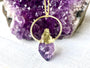 Raw amethyst pendant Trending now Amethyst cluster necklace Raw amethyst jewelry Amethyst pendulum Amethyst geode necklace Amethyst point