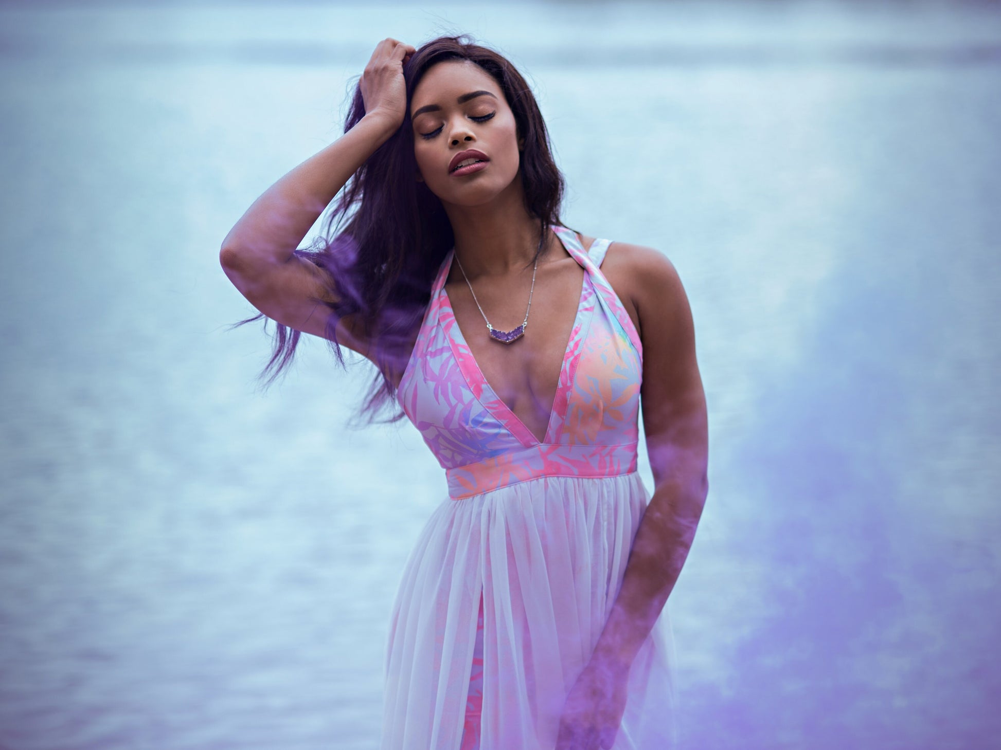 Raw amethyst point pendant Chevron amethyst geode necklace Amethyst chevron necklace Amethyst arrowhead necklace for women Druzy chevron