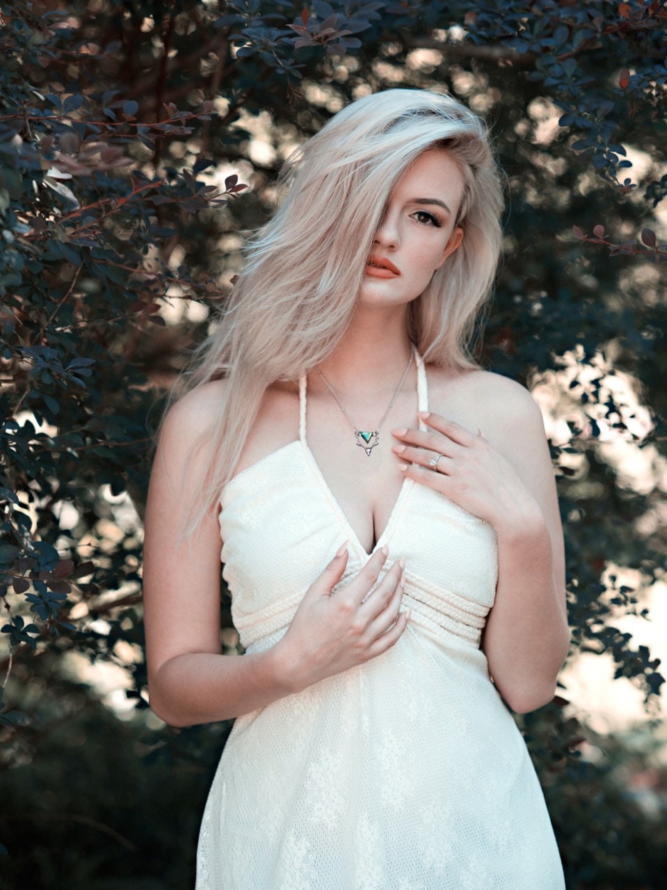 Deer necklace Genuine ametrine pendant Antler necklace Natural ametrine necklace Deer head necklace Ametrine point Amethyst citrine necklace