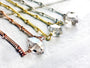 Herkimer diamond necklace Handcrafted crystal necklaces Dainty birthstone necklace Aries necklace Quartz point necklace April birthstone
