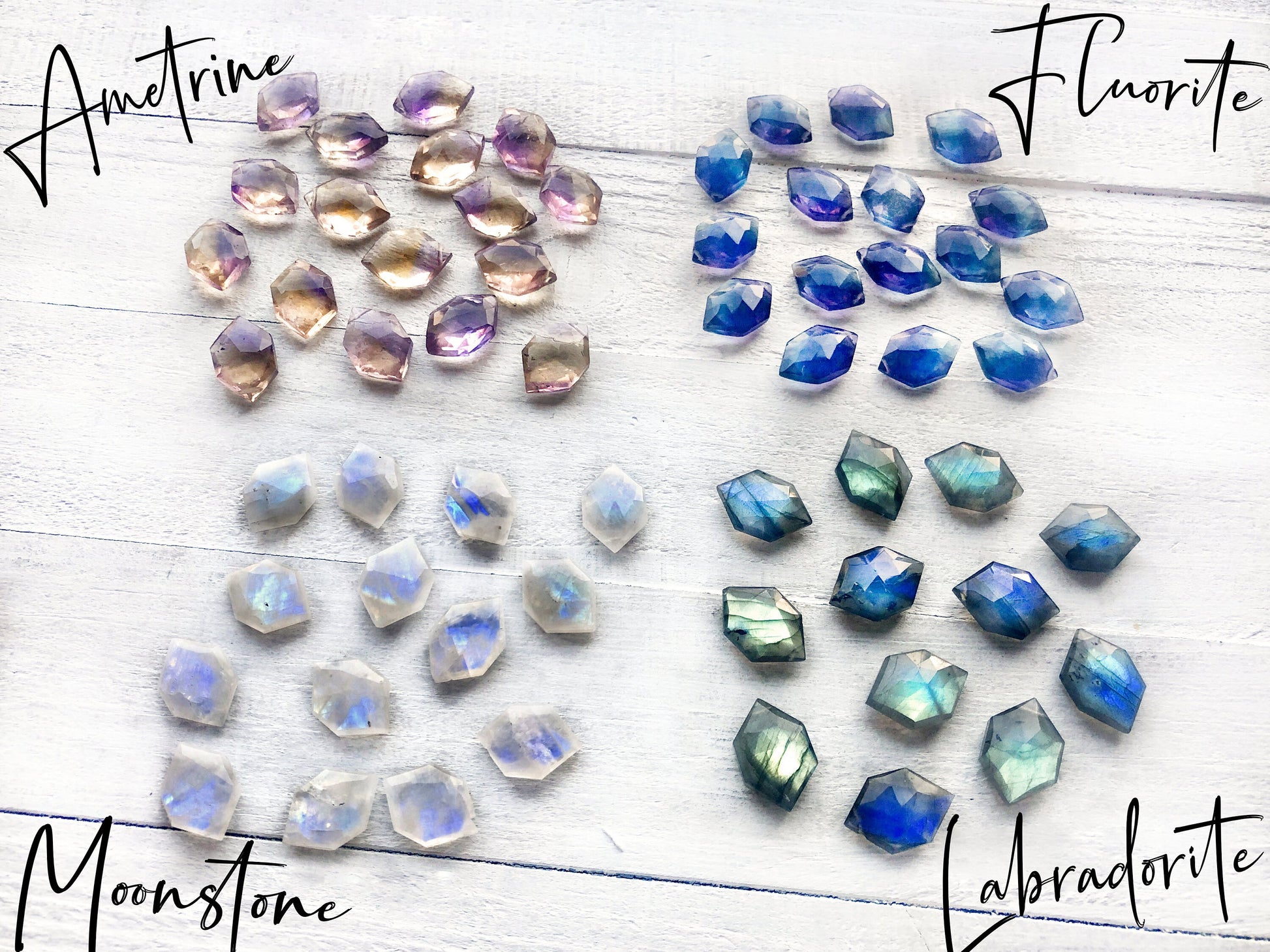 Raw Fluorite earrings Rainbow fluorite jewelry Purple fluorite crystal point Natural gemstone earrings Crystal hexagon earrings Ametrine