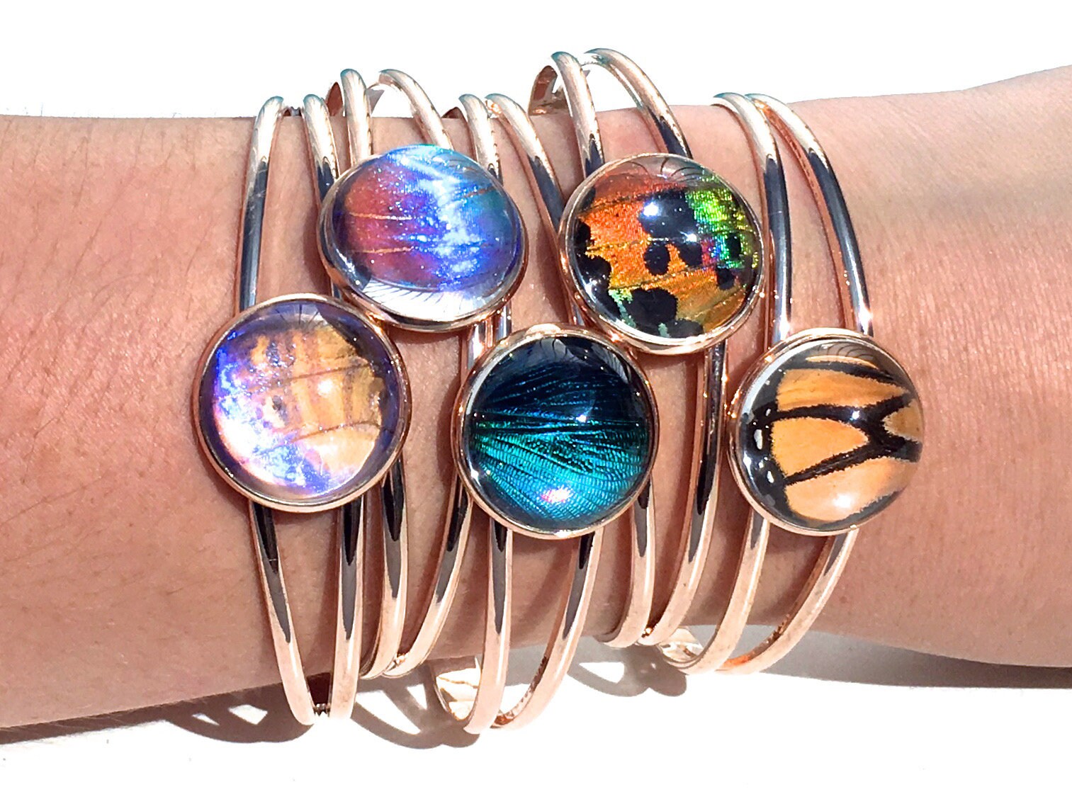 Real butterfly bracelet Best friend bracelet femme Mother in law gift Best friend gift Butterfly wing bracelet Viking bracelet women