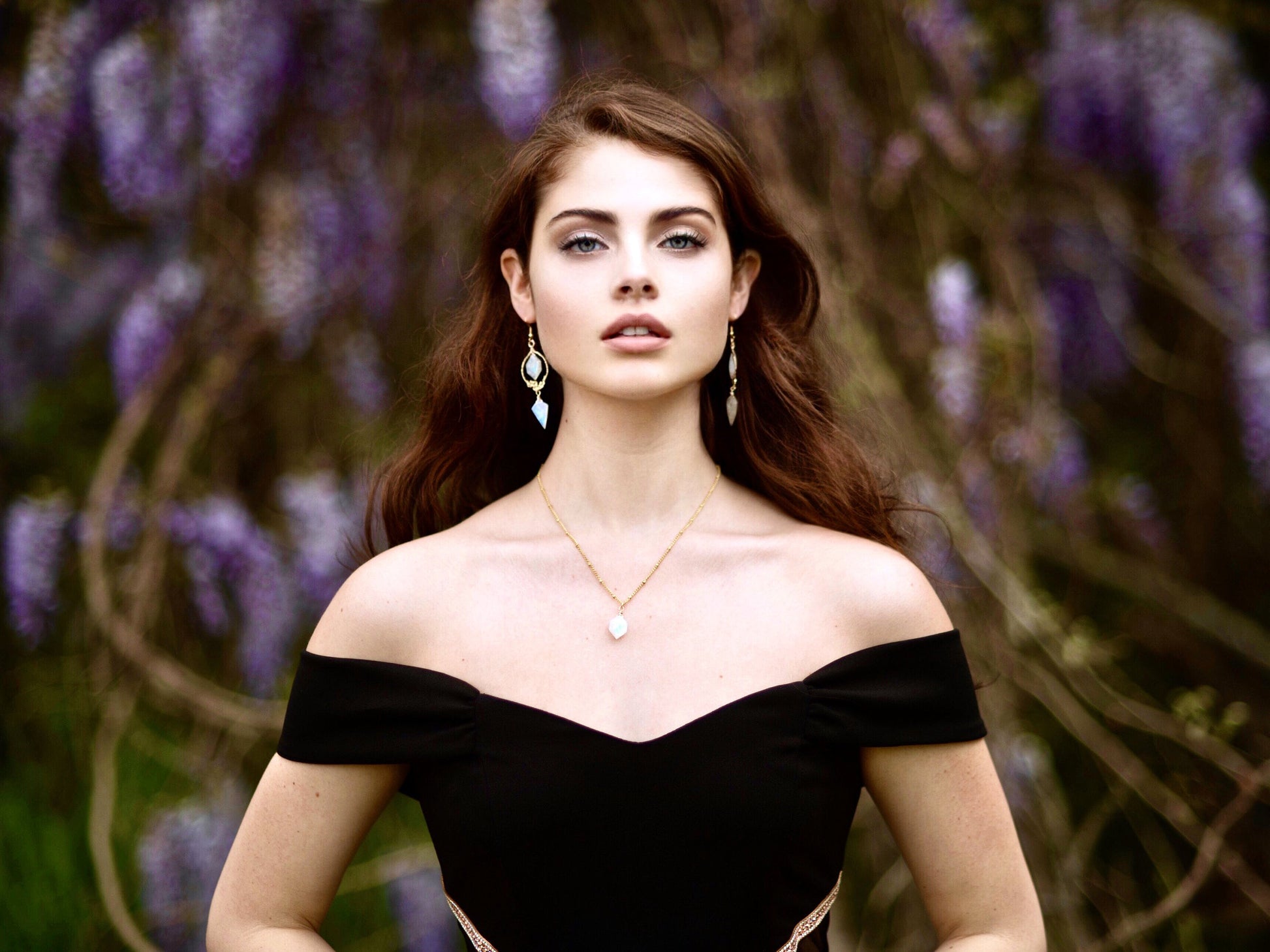 Striped fluorite earrings Gemstone statement earrings Rainbow fluorite earrings Genuine fluorite jewelry Gemstone dangle earrings