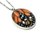 Real butterfly wing necklace Monarch butterfly necklace Clover necklace Dried insect necklace necklace Real butterfly jewelry