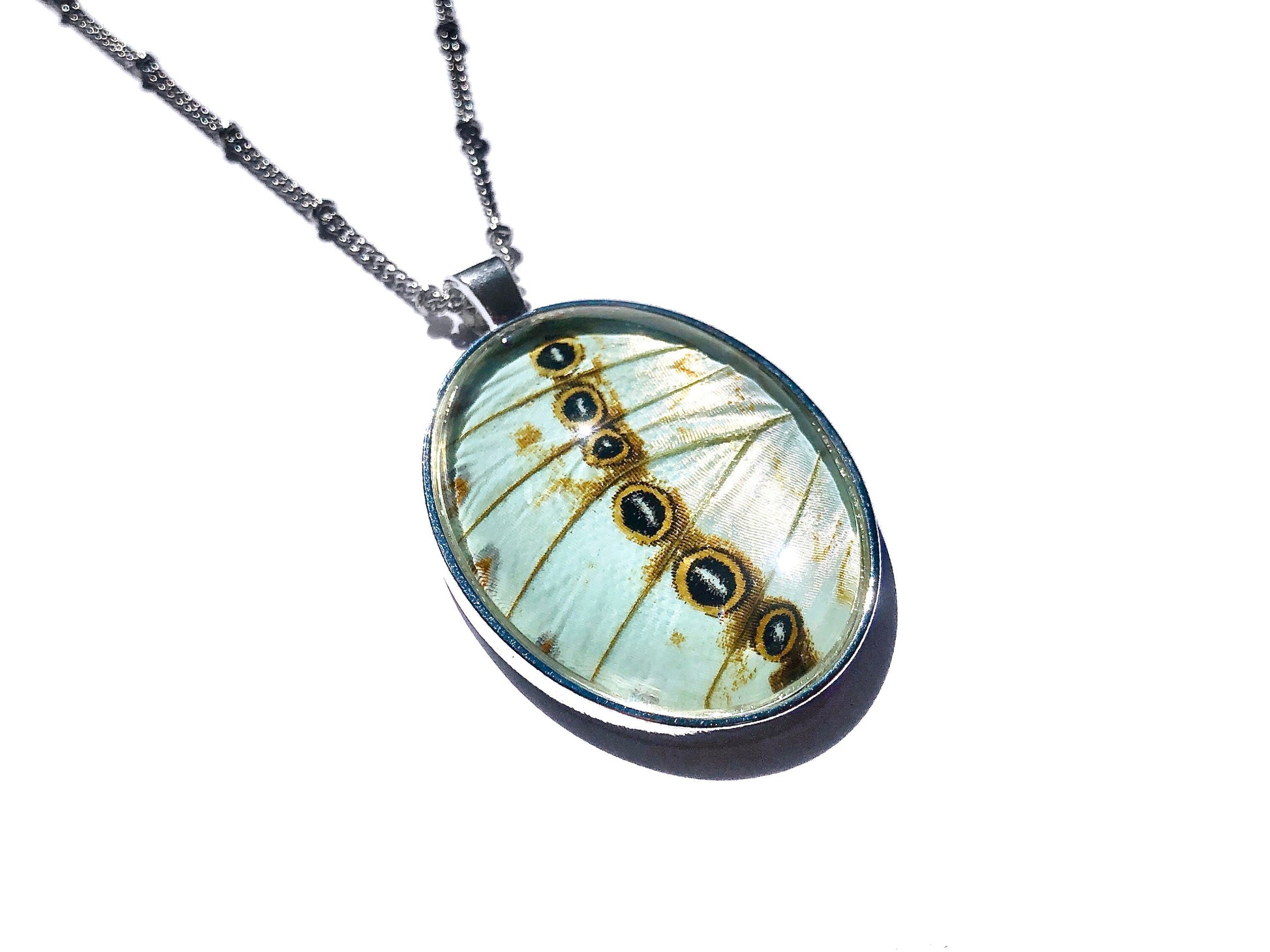 Real White Butterfly Wing Necklace Boho bride gift from groom Bohemian Bridal Jewelry butterfly wedding dress unique bridesmaids gifts