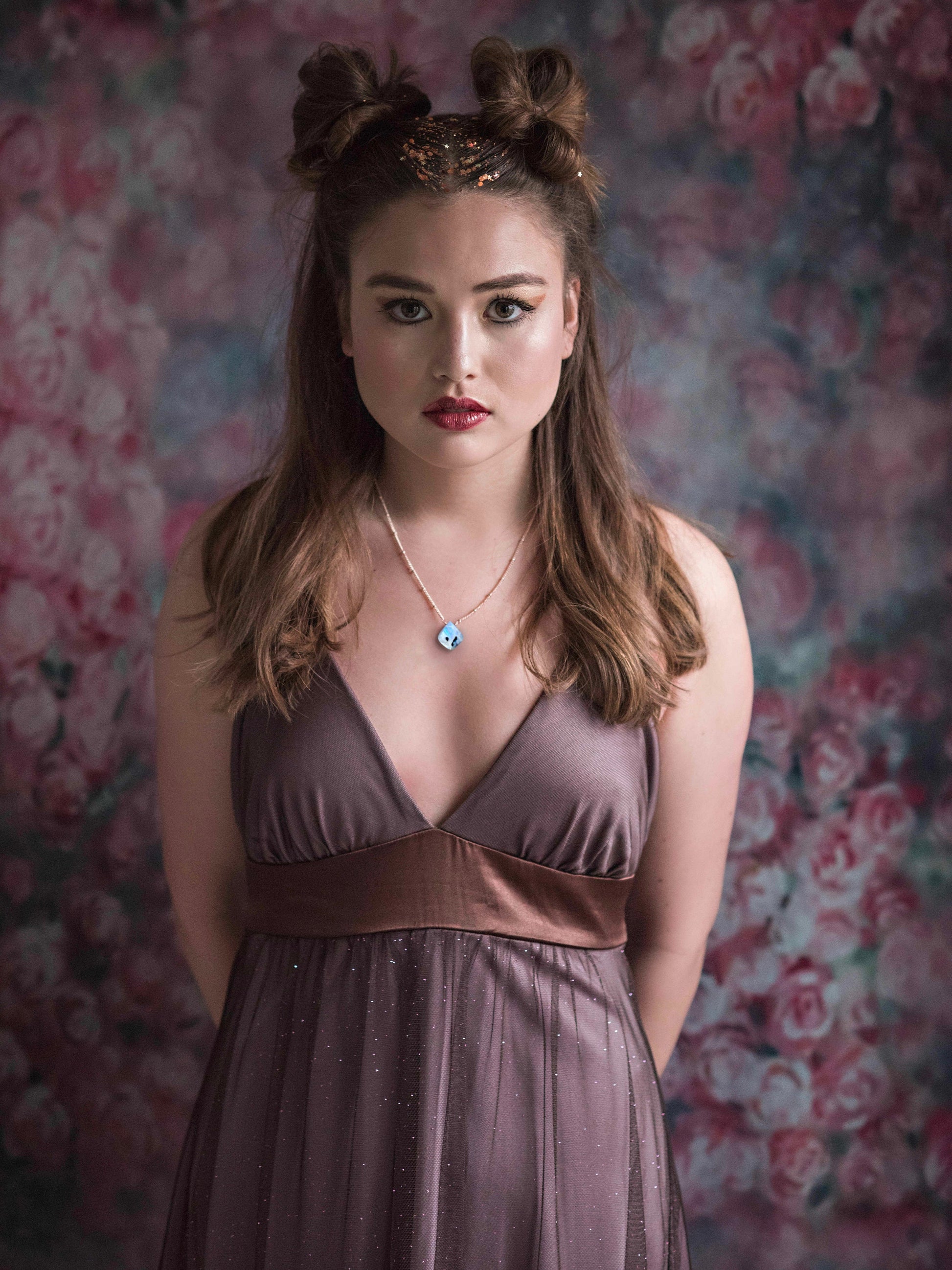 Dainty moonstone necklace rose gold Raw gem necklace Opal moonstone necklace Blue flash moonstone pendant Raw gem jewelry Real moon stone