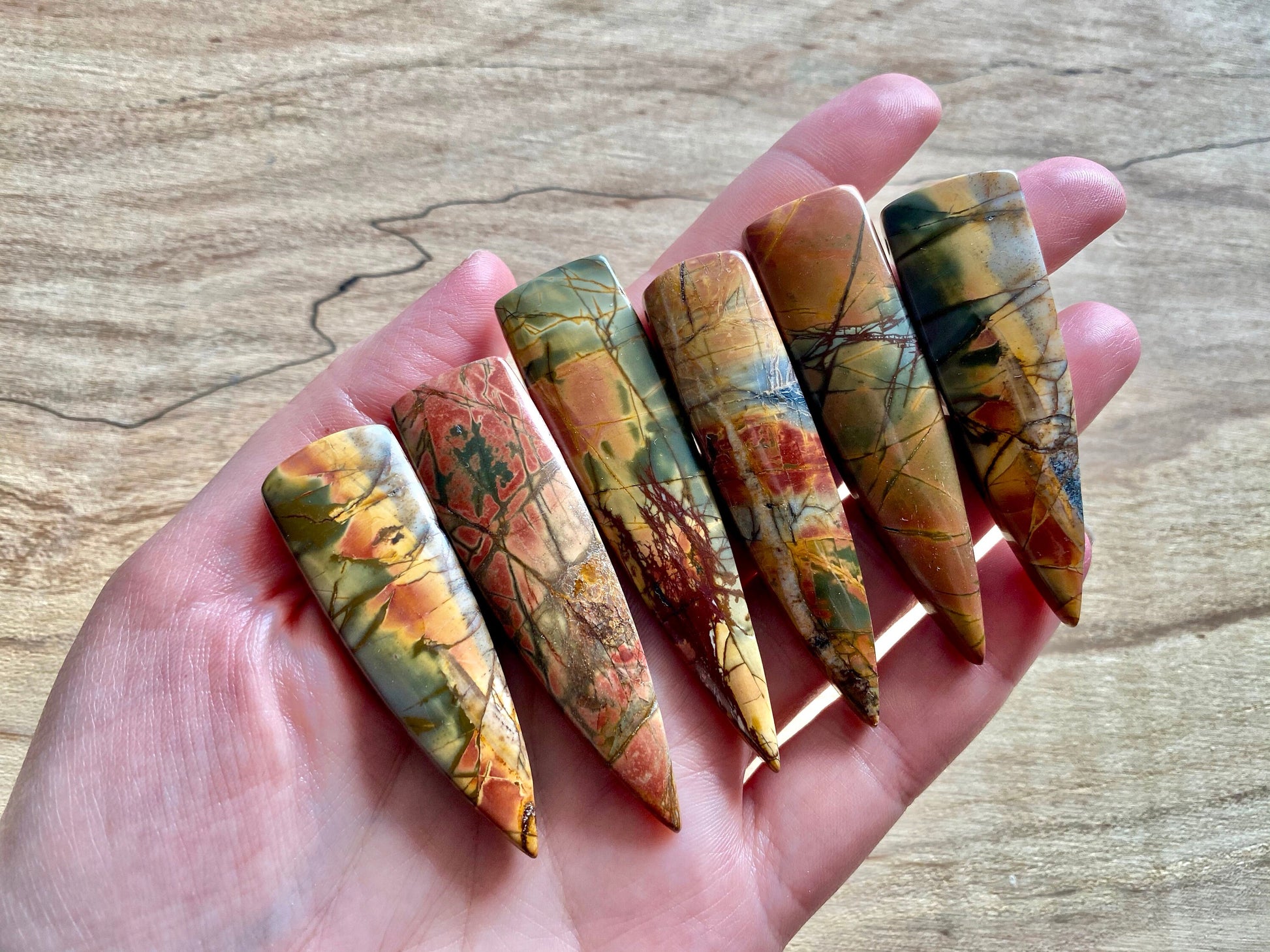 Blue Sodalite necklace Raw sodalite pendant Orange sodalite jewelry Healing crystal necklace Large crystal point Natural sodalite wand