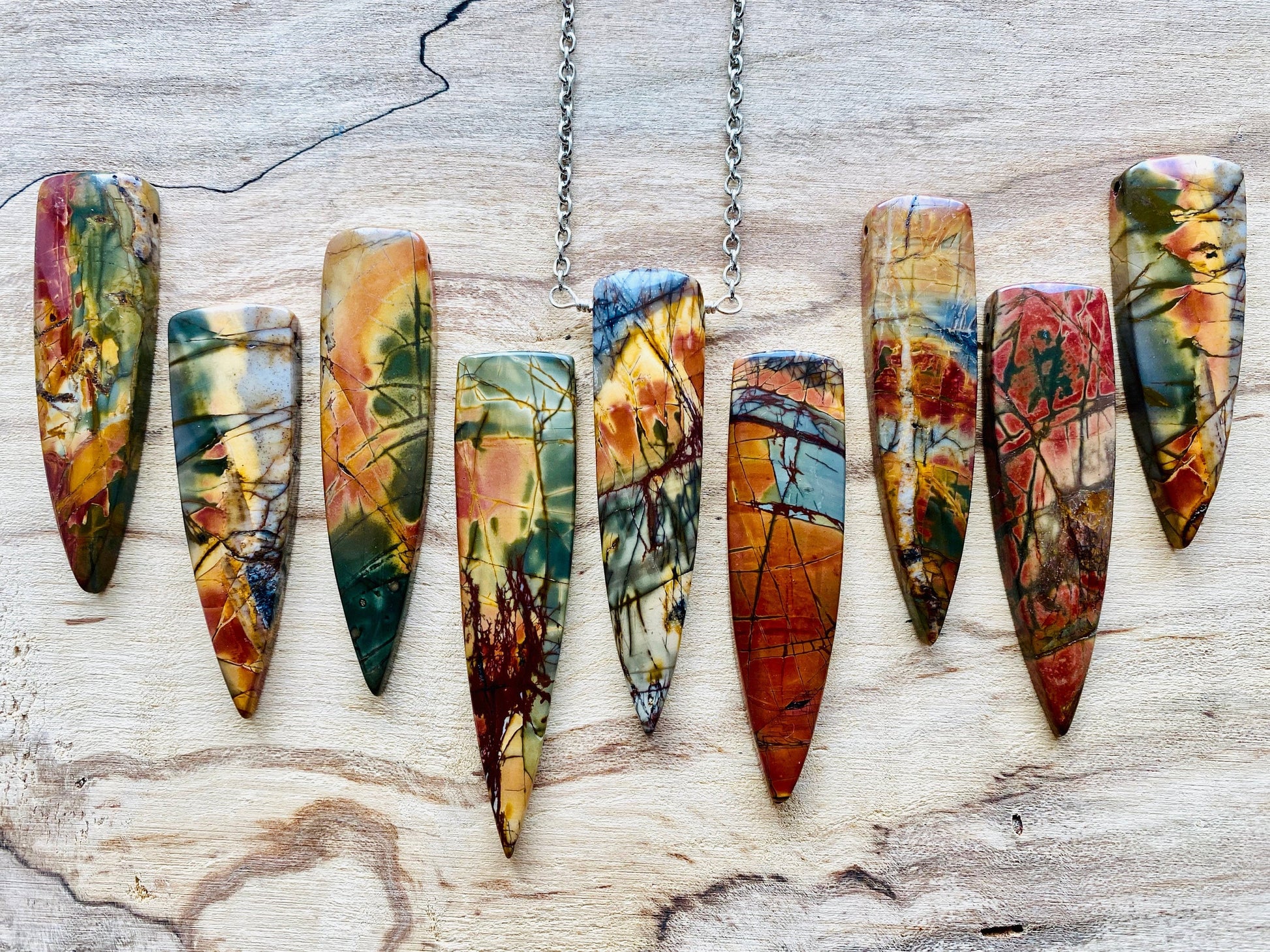 Red jasper necklace for men boyfriend gift for him her Ocean jasper jewelry Boyfriend birthday gift for husband Jason Momoa Picasso Jasper