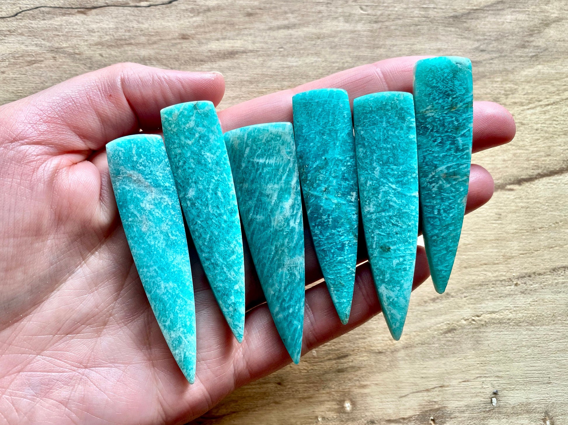 Raw amazonite necklace Large crystal necklace for men Large stone necklace for women Blue amazonite pendant necklace Russian amazonite