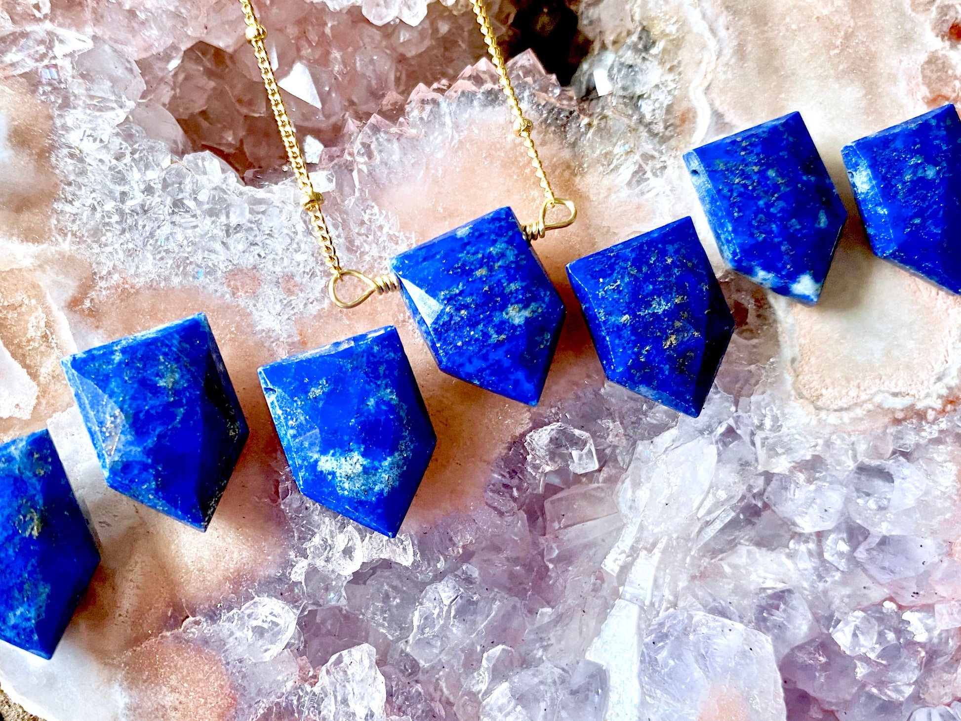 Blue Lapis Lazuli necklace for men women Natural Lapis Lazuli jewelry Lapiz Lazuli stone necklace Raw Lapis Lazuli pendant Blue gemstone