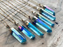 Raw Aqua Aura quartz necklace Aqua aura necklace Blue quartz necklace Quartz point necklace Aqua aura quartz pendant Blue crystal point