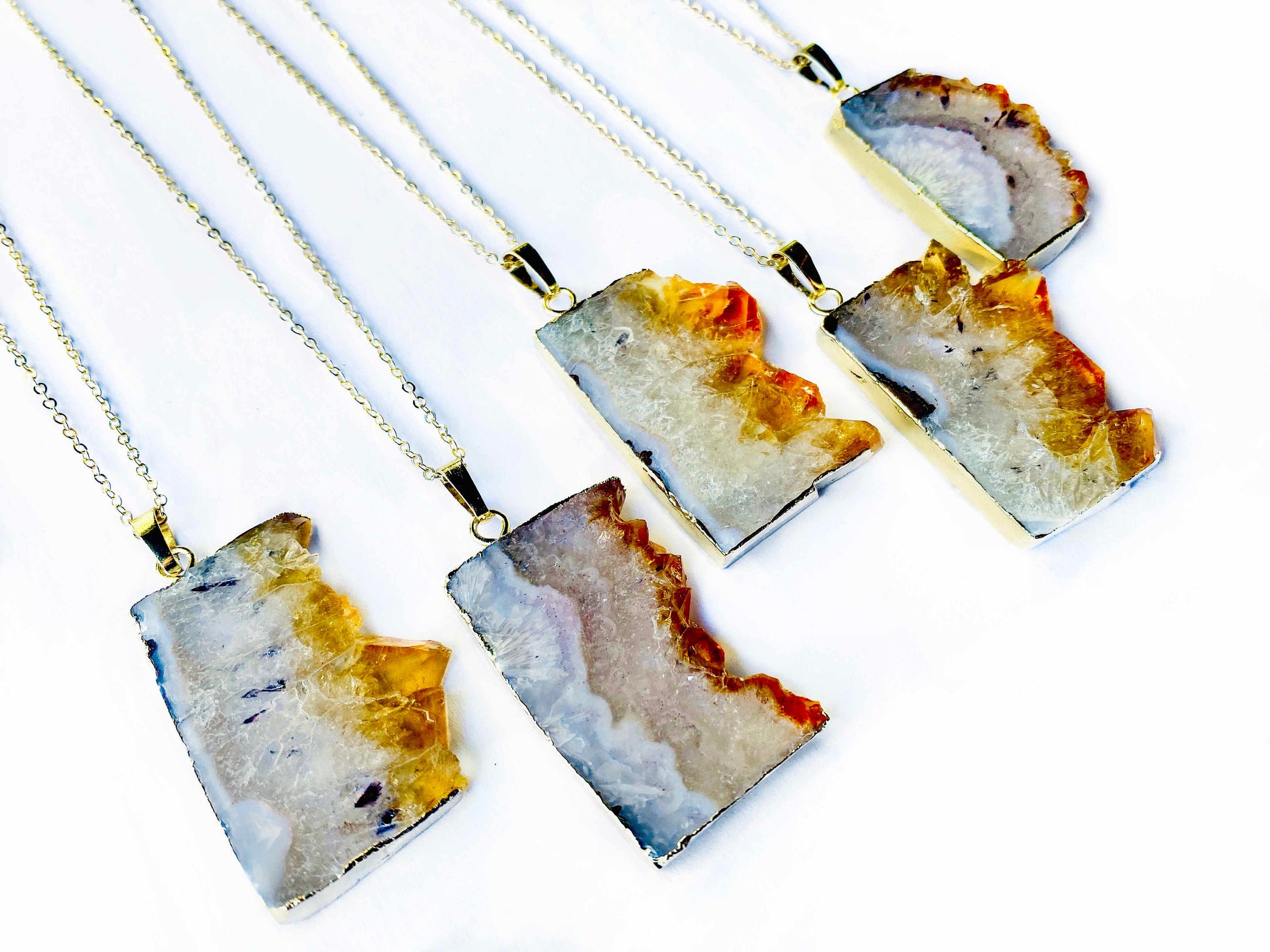 Raw Citrine necklace for women Natural citrine jewelry Raw crystal jewelry Rough citrine pendant Gold citrine stone necklace