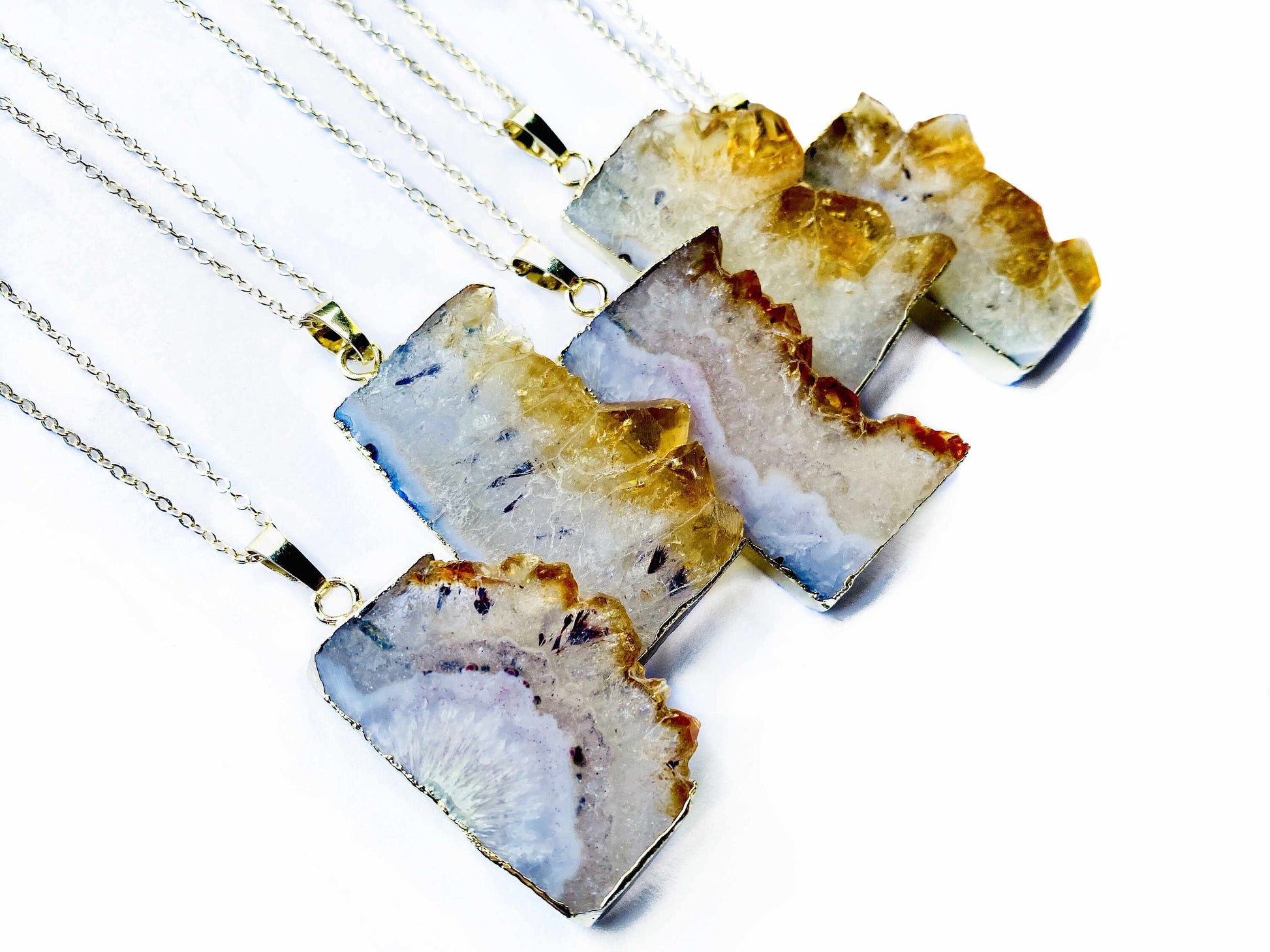 Raw Citrine necklace for women Natural citrine jewelry Raw crystal jewelry Rough citrine pendant Gold citrine stone necklace