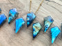 Raw labradorite necklace for women Rainbow labradorite jewelry Blue labradorite point necklace Raw moonstone necklace Rainbow moonstone