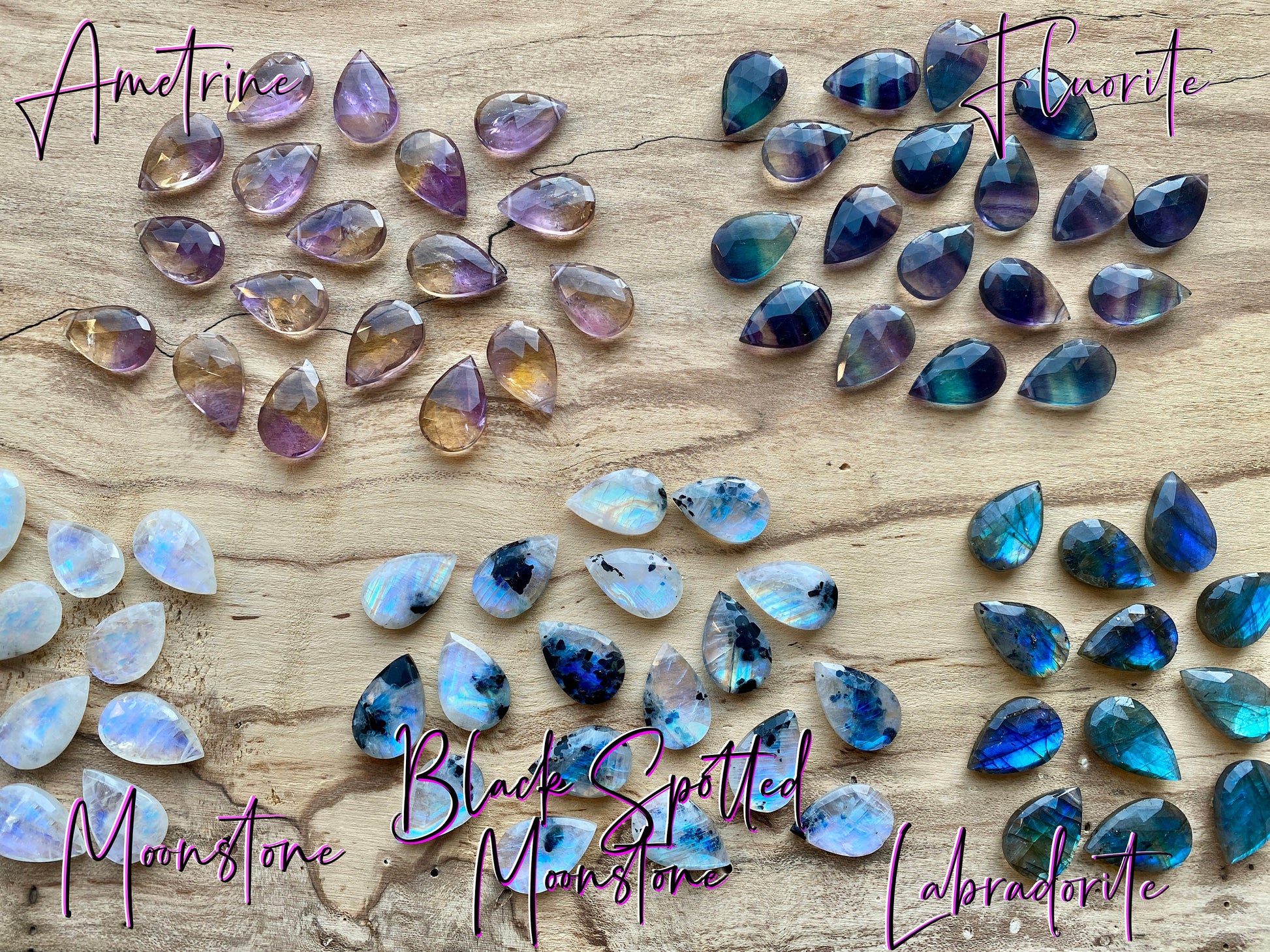 Blue moonstone necklace June birthstone necklace Gemini necklace June birthday gift Gemini gifts Rainbow moonstone jewelry Rose Gold Silver