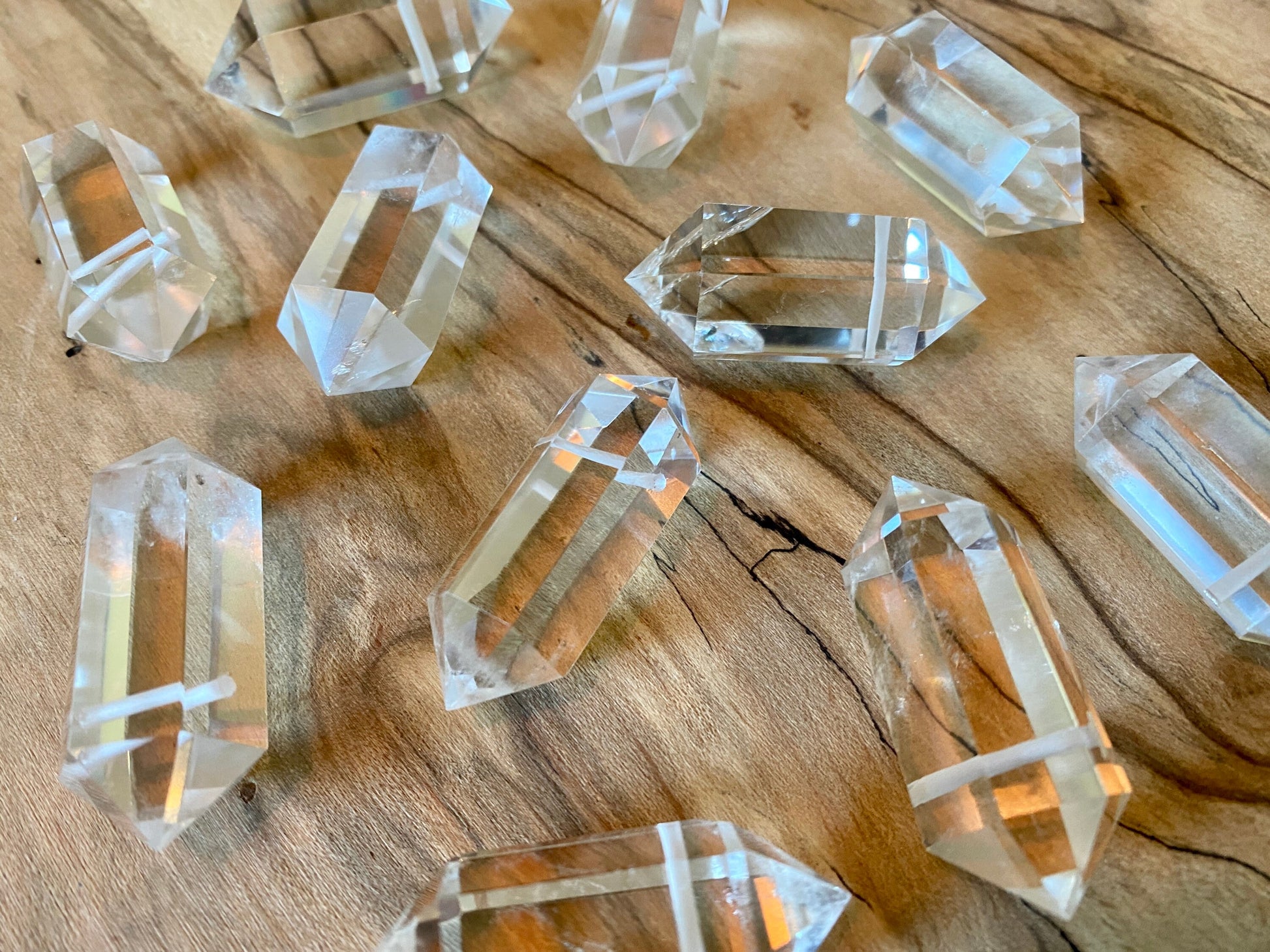 Large crystal necklace Large quartz necklace Big crystal necklace Chunky crystal necklace Large quartz Double terminated quartz point wand