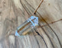 Large crystal necklace Large quartz necklace Big crystal necklace Chunky crystal necklace Large quartz Double terminated quartz point wand