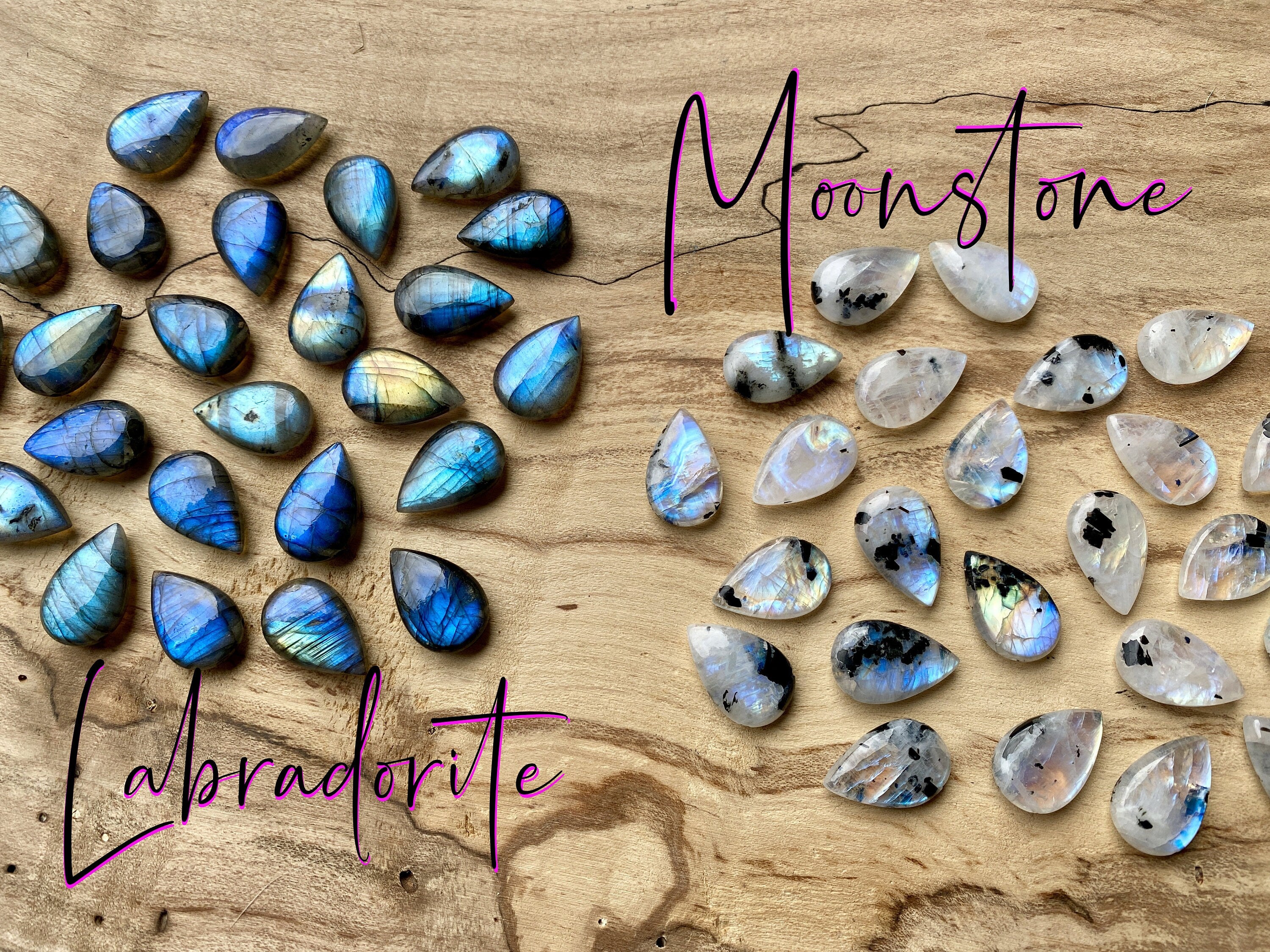 Black moonstone necklace for men women Black tourmaline necklace Rainbow moonstone pendant necklace Raw labradorite necklace Moon stone