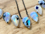 Black moonstone necklace for men women Black tourmaline necklace Rainbow moonstone pendant necklace Raw labradorite necklace Moon stone