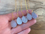 Raw druzy necklaces for women white druzy pendant necklace Angel aura quartz necklace dainty druzy jewelry Small geode necklace for women