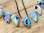 Rainbow moonstone necklace for men women Rainbow labradorite necklace Iridescent stone necklaces Black moonstone necklace Couples gift