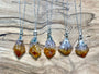 Raw Citrine necklace Rough citrine crystal jewelry Raw gemstone necklace Citrine birthstone November Small healing crystals necklace