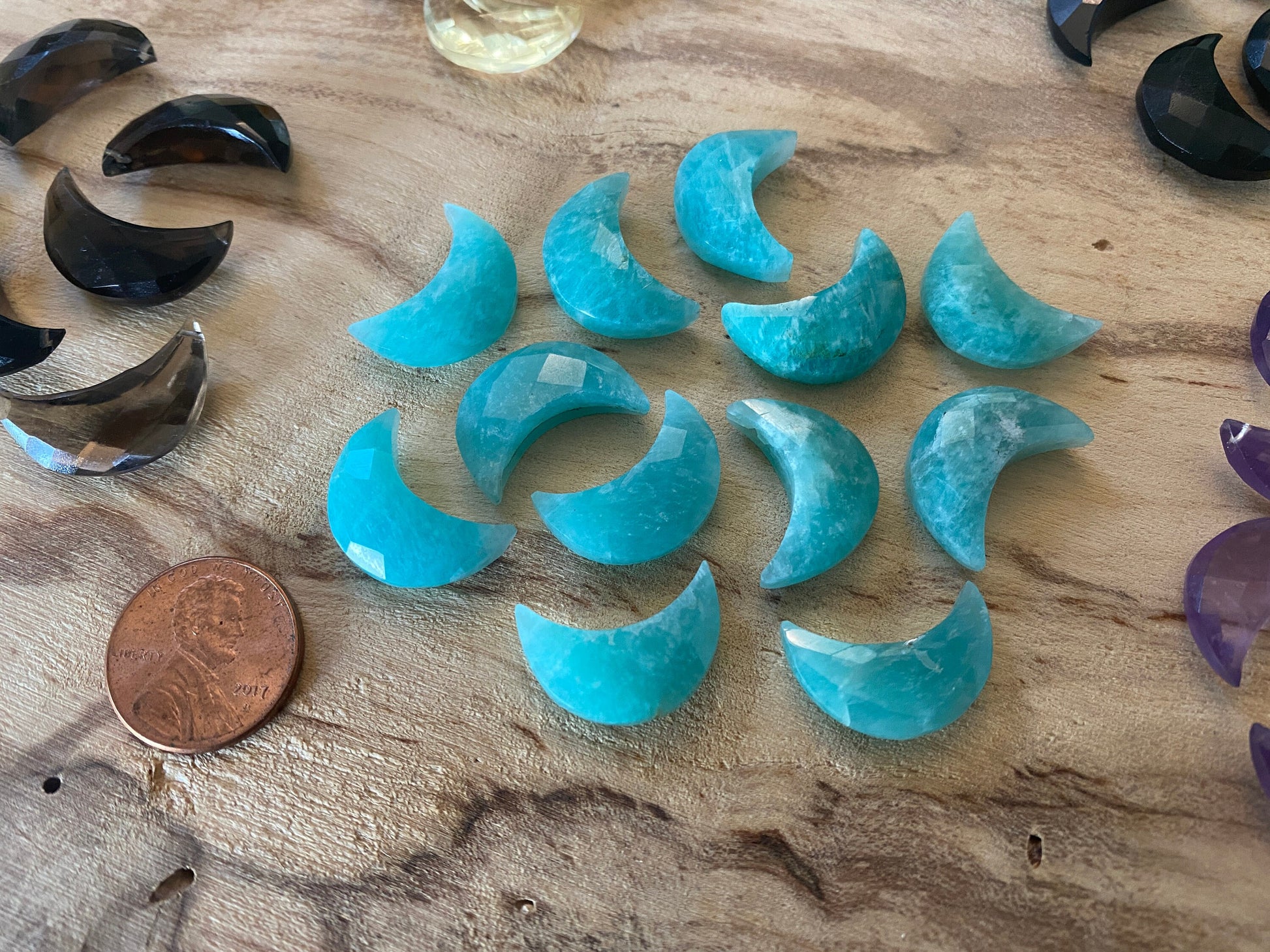 Black moonstone earrings Raw crystal moon earrings Raw moonstone moon earrings Rainbow moon stone earrings Raw gemstone moon earrings