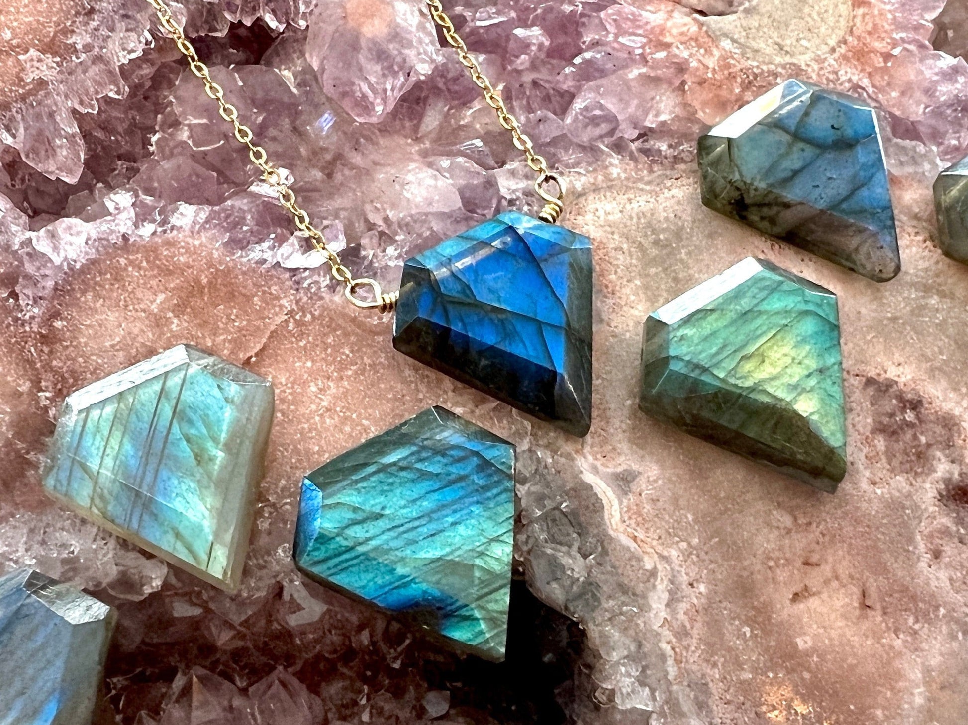 Raw Smoky Quartz necklace Natural smoky quartz point necklace Smoky quartz crystal necklace Smokey quartz necklace Pentagon crystal necklace