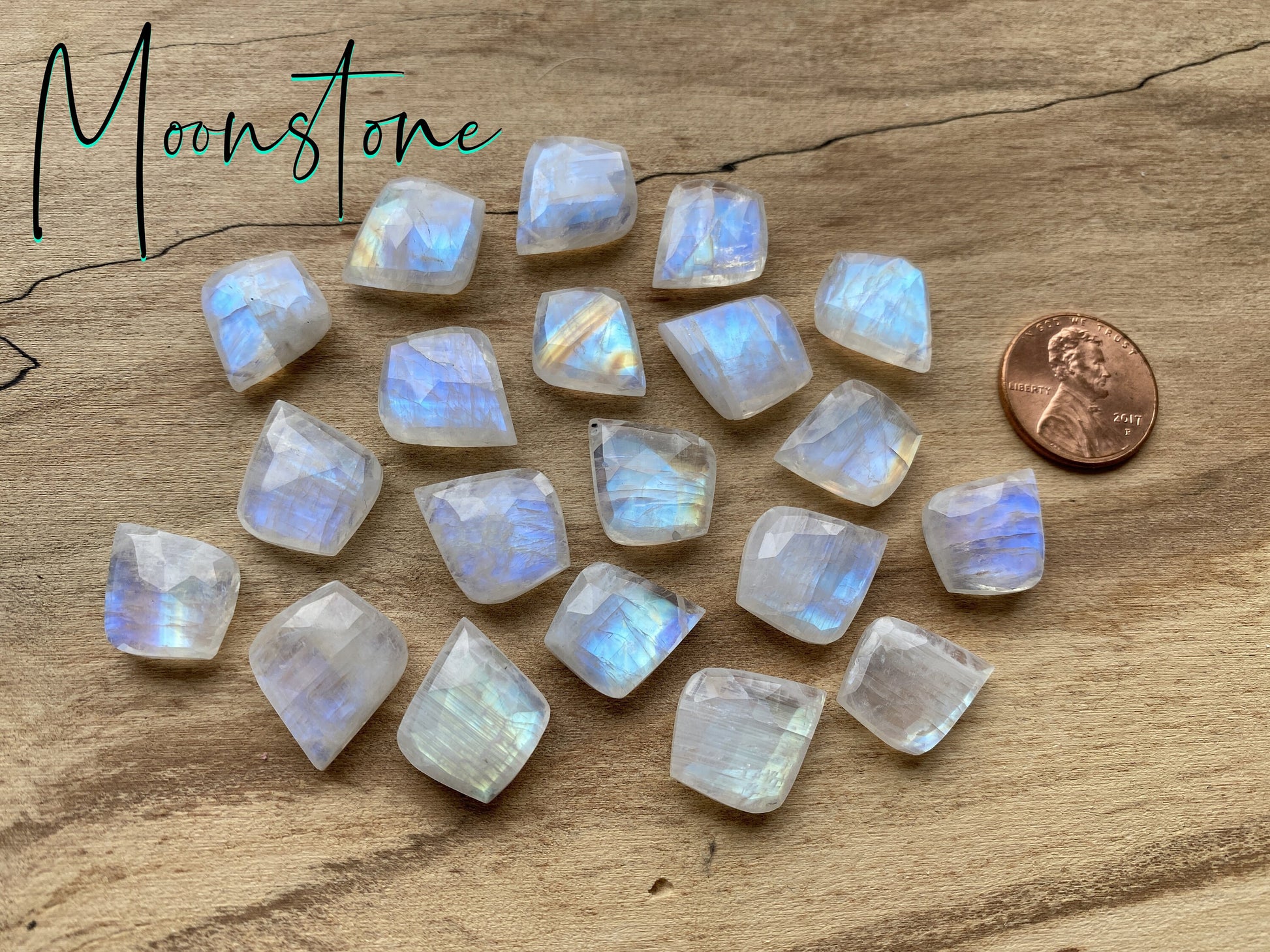 Dainty moonstone necklace rose gold Raw gem necklace Opal moonstone necklace Blue flash moonstone pendant Raw gem jewelry Real moon stone
