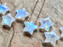 June birthstone necklace Tiny moonstone star necklace Gemini gifts Gemini necklace Small moonstone necklace Gemstone crystal star necklace