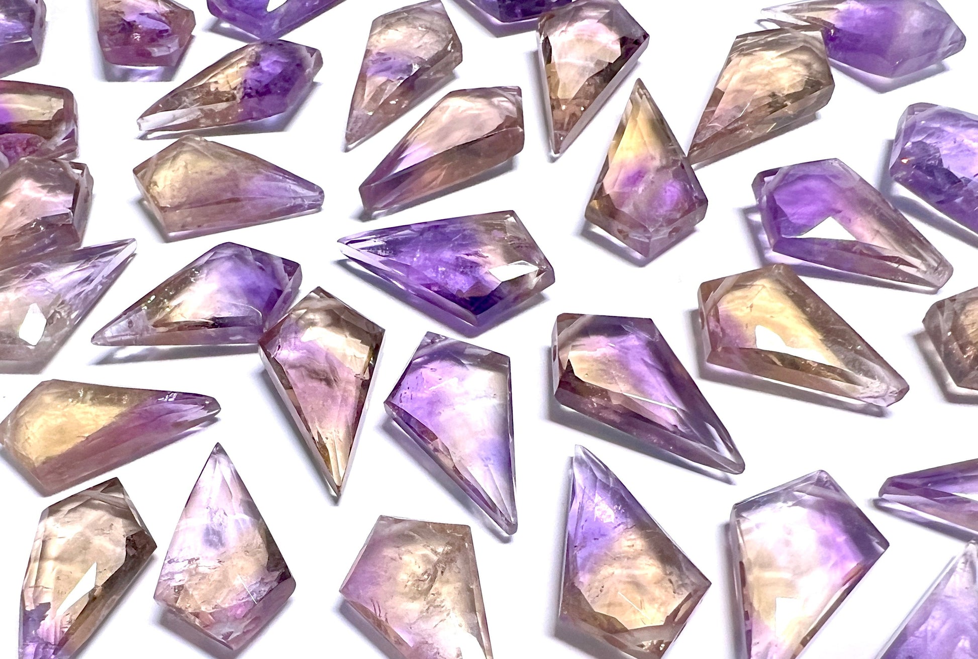 Ametrine earrings Raw stone earrings Ametrine crystal jewelry Crystal point earrings Raw crystal earrings Ametrine stone Ametrine point