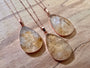 Raw citrine necklace for women Large citrine pendant necklace Real citrine jewelry Gold citrine pendulum Yellow crystal necklace