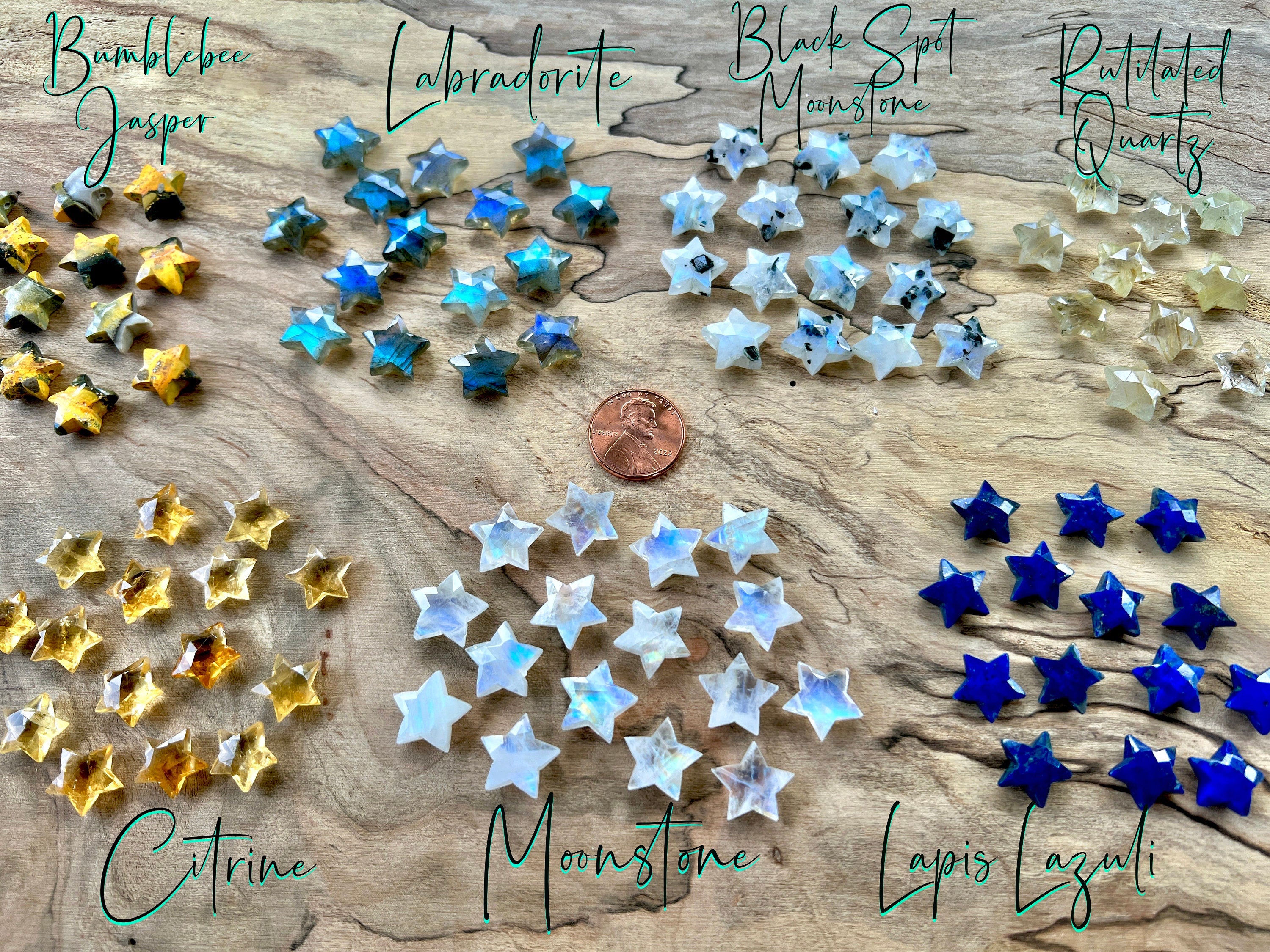 Crystal star earrings Labradorite star earrings Little crystal gemstone earrings Moonstone star earrings Lapis lazuli earrings star shaped