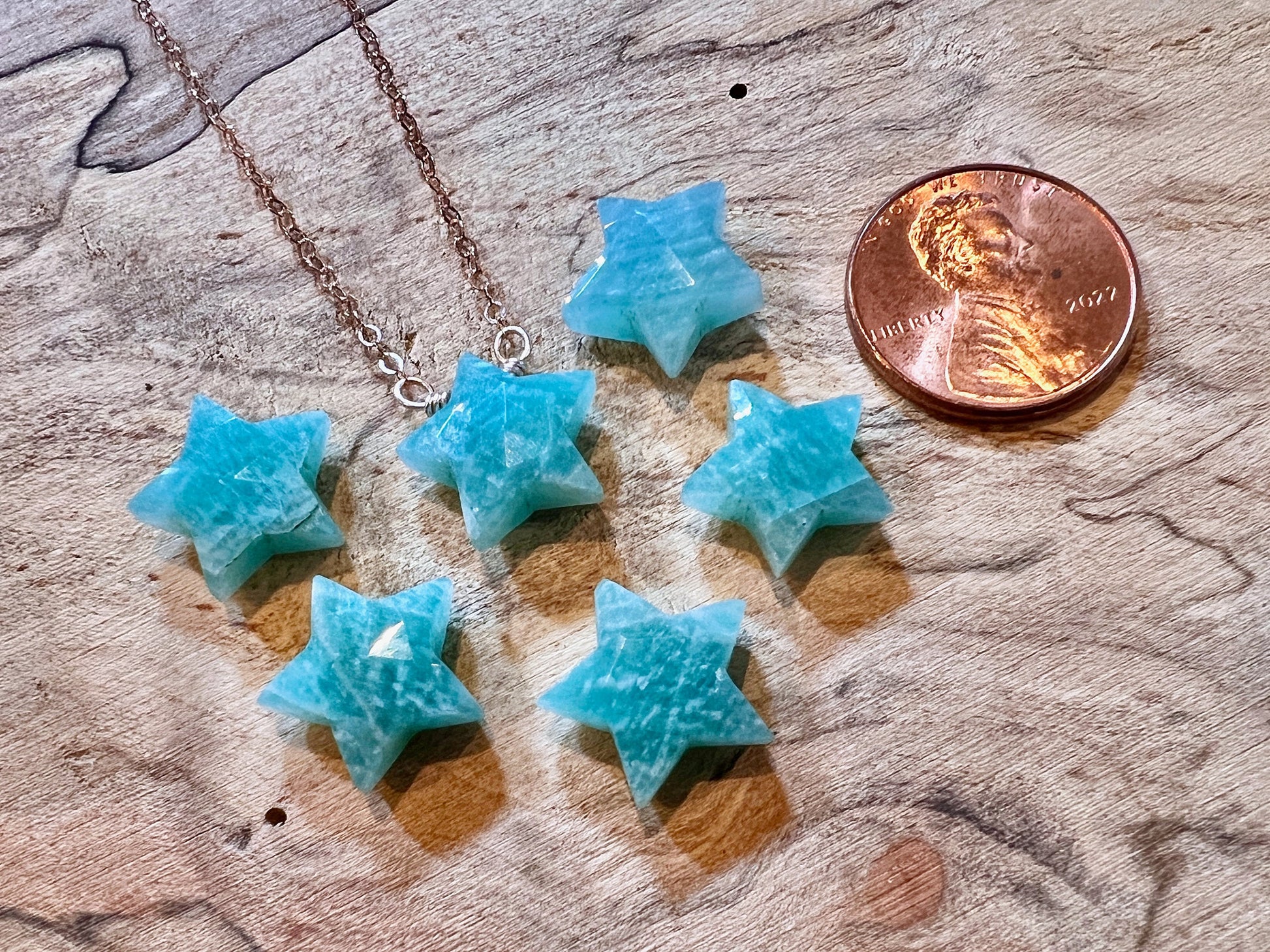 Raw gemstone star necklace Little crystal star pendant Birthstone star necklace Tiny jewel necklace Moonstone star necklace Crystal charm