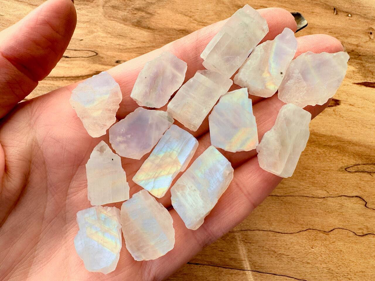 Raw moonstone necklace for women Gemini necklace Raw crystal necklace Real moonstone jewelry Rainbow moonstone pendant necklace