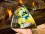 Huge labradorite freeform Large crystal tower XL 5.3lbs 7.75" Rainbow labradorite slab blue Large mineral specimen Large crystal specimen