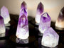 Large amethyst point Crystal lamp Large crystal towers Purple amethyst towers Raw amethyst lamp Gemstone lamp healing crystal light fixture